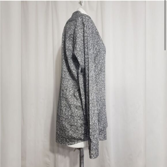 Ted Baker black & white long sleeve top Ted Size 4 - Picture 3 of 4